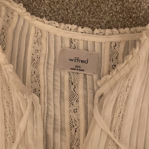 Aritzia - Wilfred White Flowy Dress - Picture 2 of 3